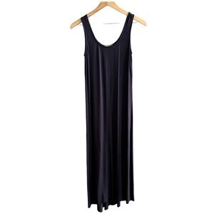 Vince Scoop Tank Maxi Dress in Navy